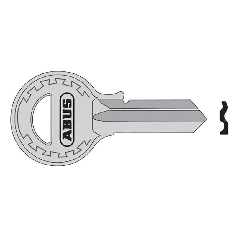 Abus Mechanical T84/40 40mm Left Hand Key Blank 08682 - Multi Colour - One Size