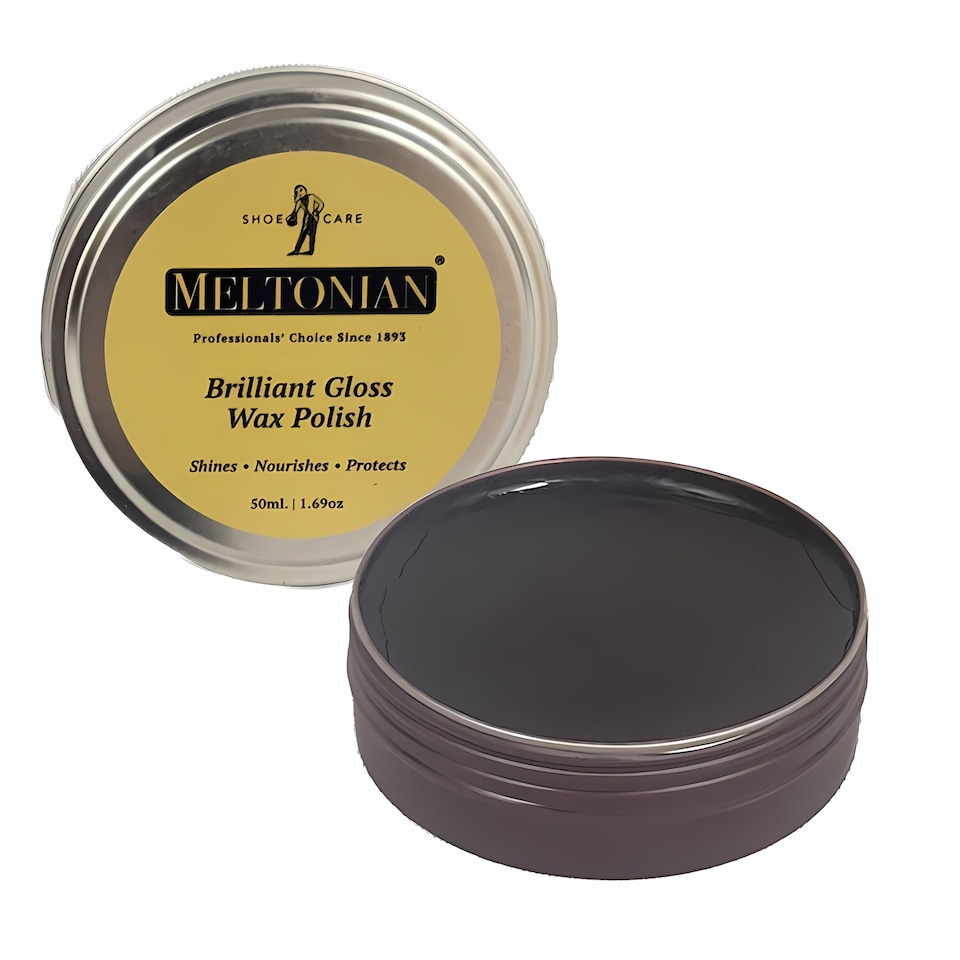image 1 of Meltonian Brilliant Gloss Wax Polish - Premium Mirror Finish for Shoes 50ml