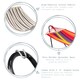 image 2 of Harbour Housewares Garden Spreader Bar Hammock with Stand - Multi Stripe