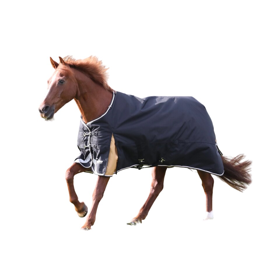 Highlander Plus 200g Horse Combo Turnout Rug | Black | Black | 7Ft | 1