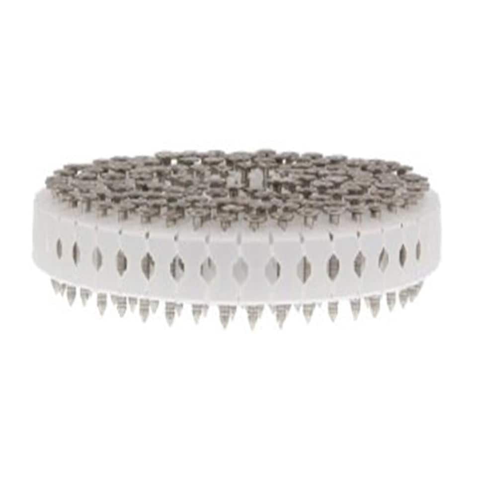 Paslode 0¡ Plastic Coil Ring Shank Stainless Steel A2 Nails 2.5 x 35mm (Pack 1000)