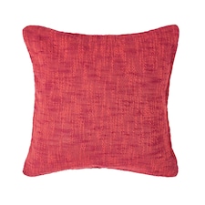 Homescapes Nirvana Cotton Orange Cushion Cover - 60 x 60 cm | Orange | Orange | 60 x 60 cm