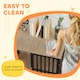 image 6 of PawHut Dog Crate Furniture with Anti-Chew Resistant Mesh for Medium Dogs 
