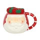 image 1 of Something Different Santa Claus Christmas Mug and Sock Set - Red/White/Green - One Size