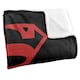 image 3 of Superman Contrast Logo Blanket - Multicoloured - One Size