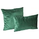 image 4 of Nicola Spring Square Velvet Cushions - 55cm x 55cm - Green - Pack of 6 Green