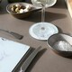 image 5 of Harbour Housewares 12 Piece Glass Dining Set - Marble - 40 x 30cm Placemats & Coasters White