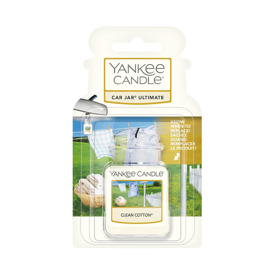 image 1 of Yankee Candle Car Jar Ultimate - Clean Cotton - 4 pack