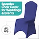 image 6 of Chair Cover Spandex Polyester Stretch Fabric Dining Slipcovers - 10pcs