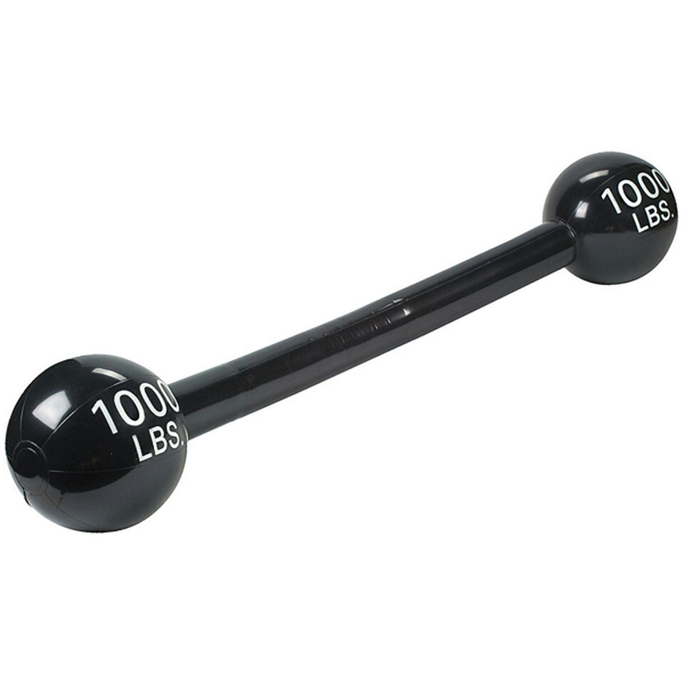 Bristol Novelty Inflatable Dumbbell - Black/White - 120cm