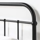 image 4 of Tewin Vintage Hospital Style Black Metal Bed Frame (Single)