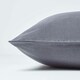 image 2 of Homescapes Dark Grey Linen Housewife Pillowcase - King Size | Grey | King