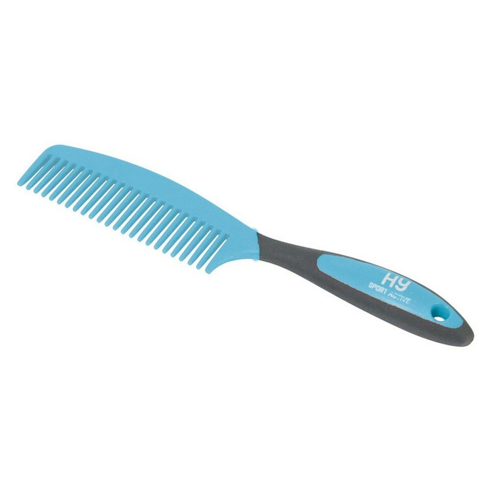 Hy Sport Active Horse Mane and Tail Comb - Sky Blue - One Size