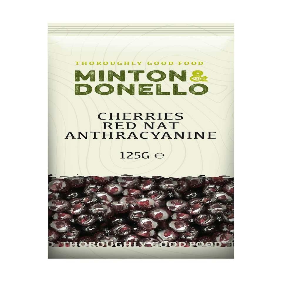 image 1 of Minton & Donello Red Natural Anthocyanin Cherries 6 x 125g | Multi