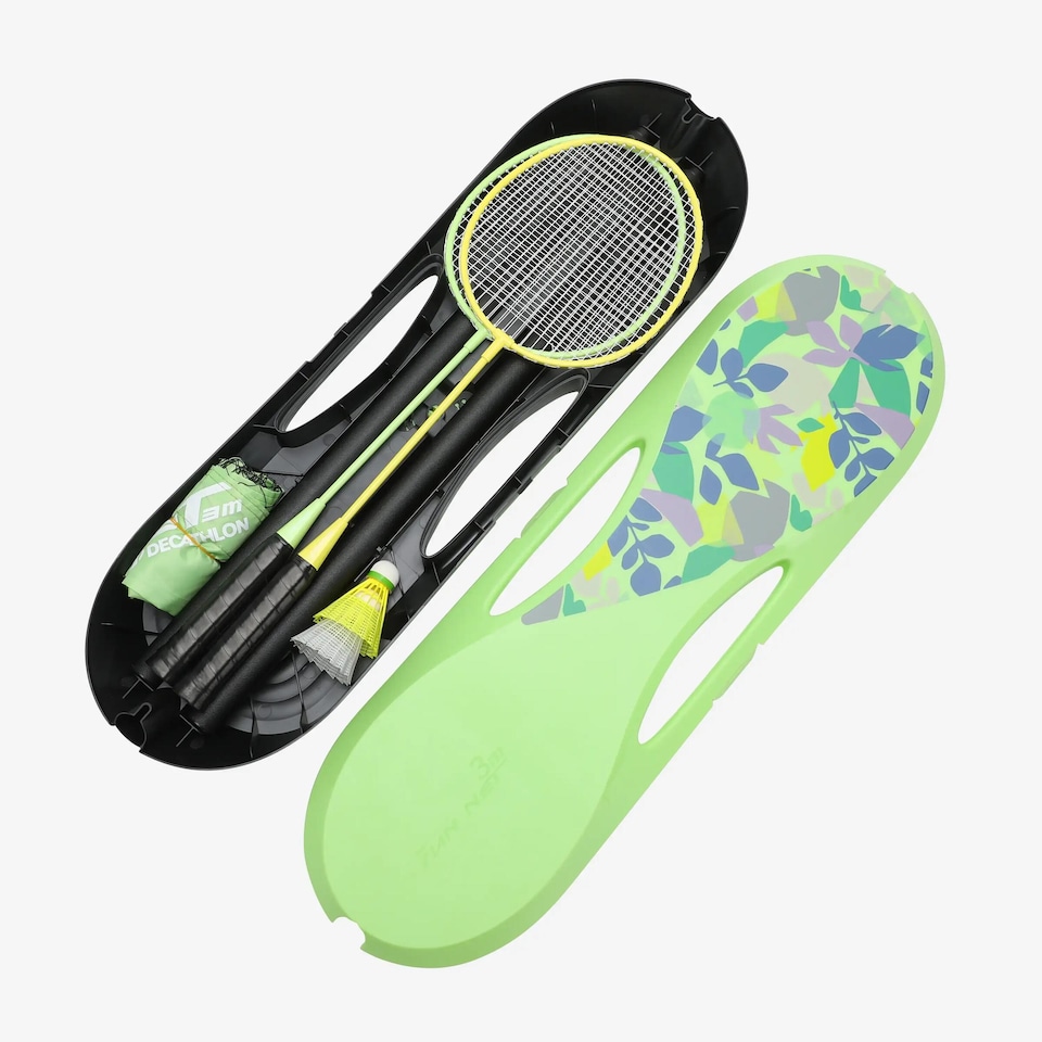 image 1 of Decathlon BADMINTON NET  Fun set 3 Meter Leaf Green