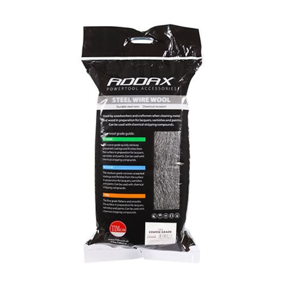 image 1 of Timco - Steel Wire Wool - Coarse (Size 200g - 1 Each)