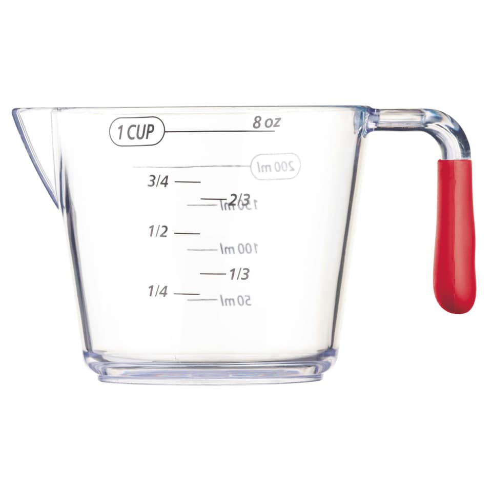 image 1 of Colourworks 3-Piece Acrylic Measuring Jug Set Red