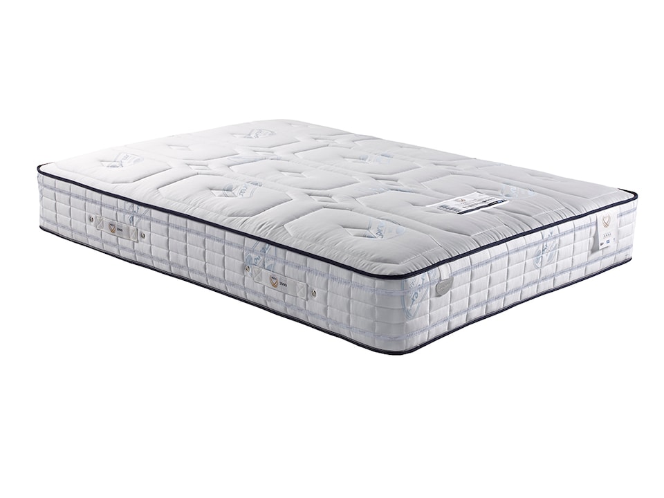 image 1 of Sareer Pocketo 2000 Pocket Sprung Latex Mattress 4FT6 | White | Double