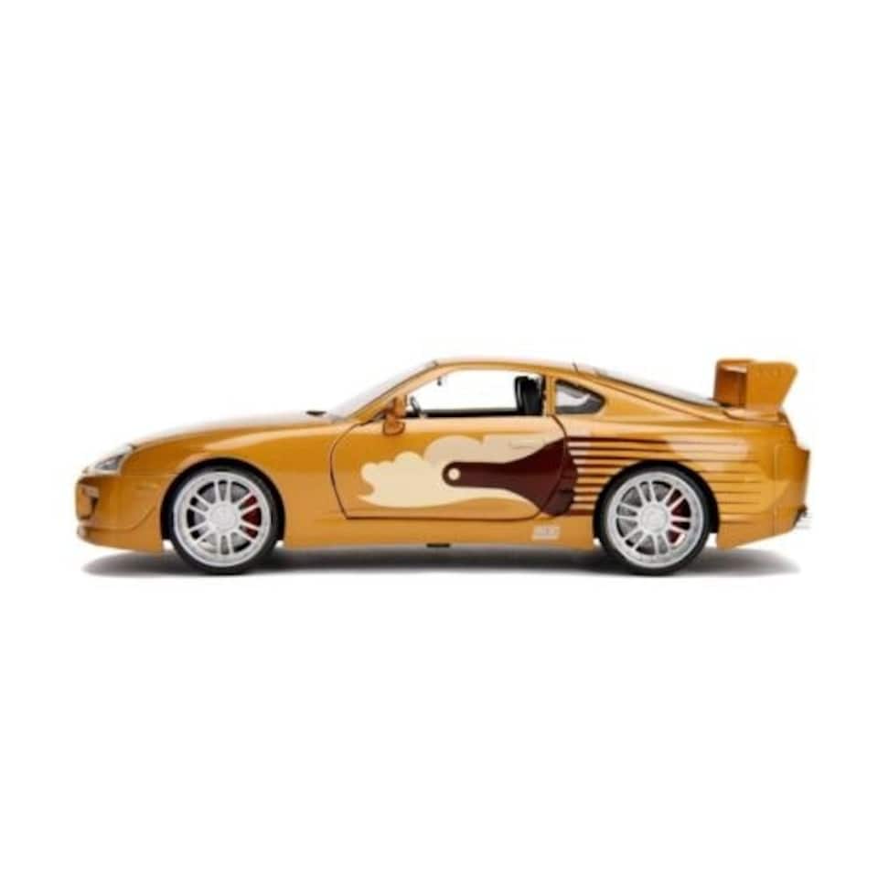 image 1 of Fast and Furious 1995 Toyota Supra Slap Jack Gold Jada 99540 Scale 1:24