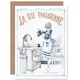image 1 of La Vie Parisienne Preparing End World War France Paris Card