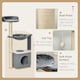 image 3 of PawHut 95cm Cat Tree Tower for Indoor Cats with Scratching Post Condo, Grey