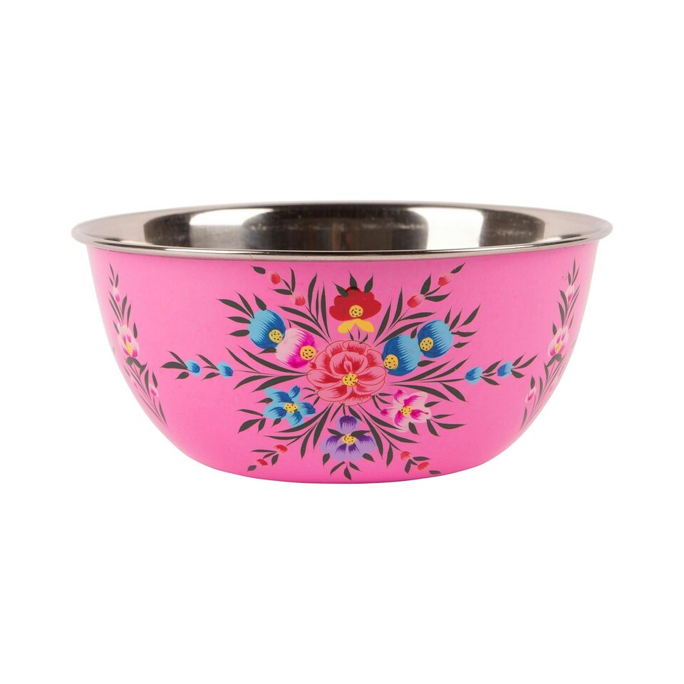 image 1 of BillyCan Picnic Bowl - 21.5cm  - Raspberry Pansy Pink