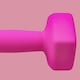 image 7 of SPORTNOW Set of 2 Hexagonal Dumbbells Weights Pair, 2 x 3kg, Pink