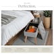image 3 of Bench Ranya upholstered linen look with storage space - 300kg capacity Grey | Light Grey