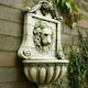 image 3 of Primrose King Lion Head Wall Mounted Antique Effect Water Feature Cream 50cm