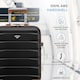 image 4 of Flight Knight Suitcase Set, Large Suitcase, Extra Large Suitcase, Cabin Suitcase 55x40x20cm - 60+ Airlines Approved - EasyJet, Jet2, Ryanair Priority Carry On | Black | Black/Tan | Large