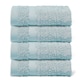image 1 of OHS 4 x Luxury 100% Cotton 500GSM Bathroom Face Cloth Towel Blue | Denim Blue | Face cloth