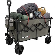 MoverX Premium Folding Camping Trolley / Festival Wagon 120L / 100kg