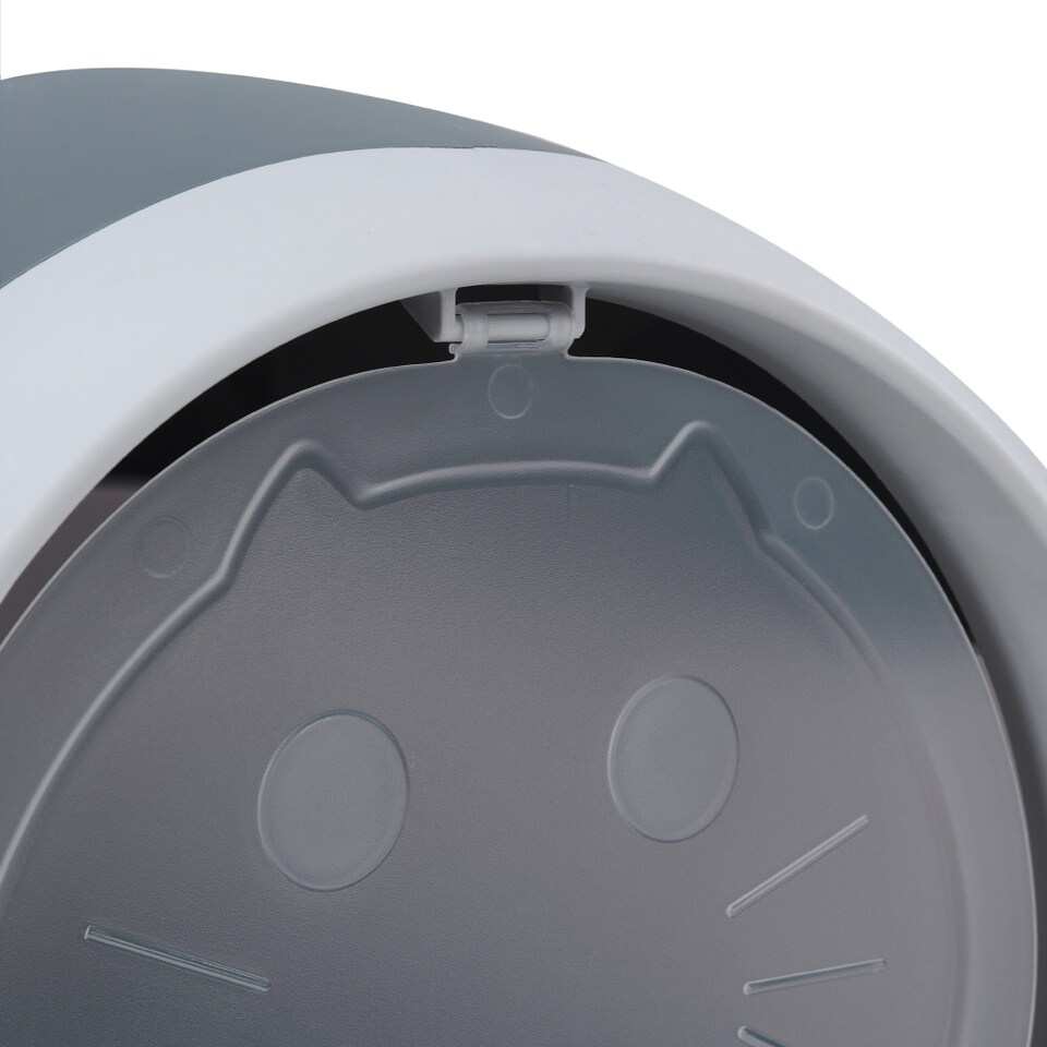 image 1 of Living and Home Cat Toilet Detachable Cat Litter Box | Grey