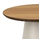 image 4 of Soli Round Coffee Table in Oak/Grey 45x48cm