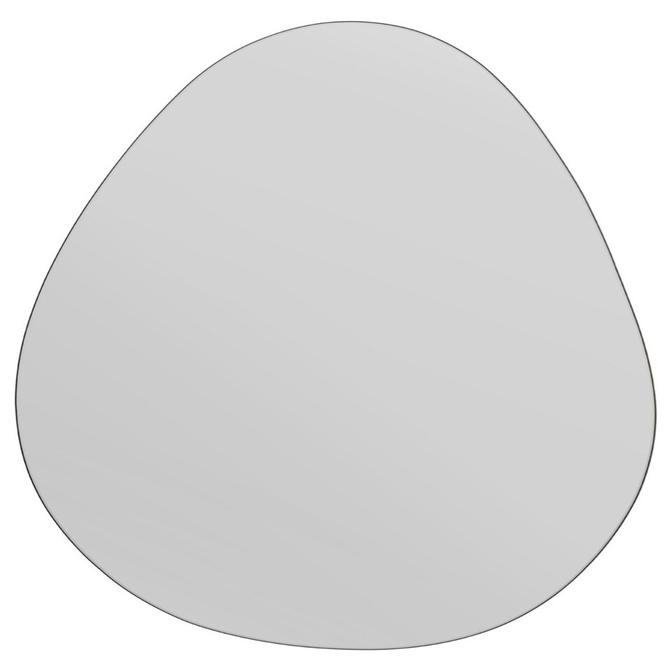 image 1 of The Lapillus - Frameless Pebble Wall Mirror 47" X 32" (120CM X 80CM) | Multi