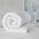 image 1 of Summer 4.5 Tog Microfibre Soft Like Down Duvet With Non Allergenic Hollowfibre Filling Single | White