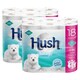 image 1 of Hush Luxury White 3 Ply Scented Core Bathroom Tissues, 36 Rolls