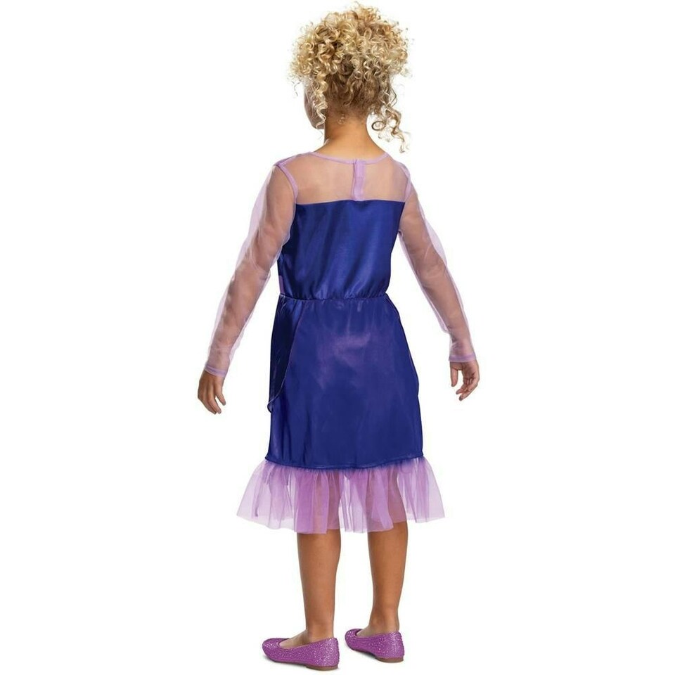 image 1 of The Little Mermaid Girls Ursula Classic Costume Dress - Purple - 3-4 Years
