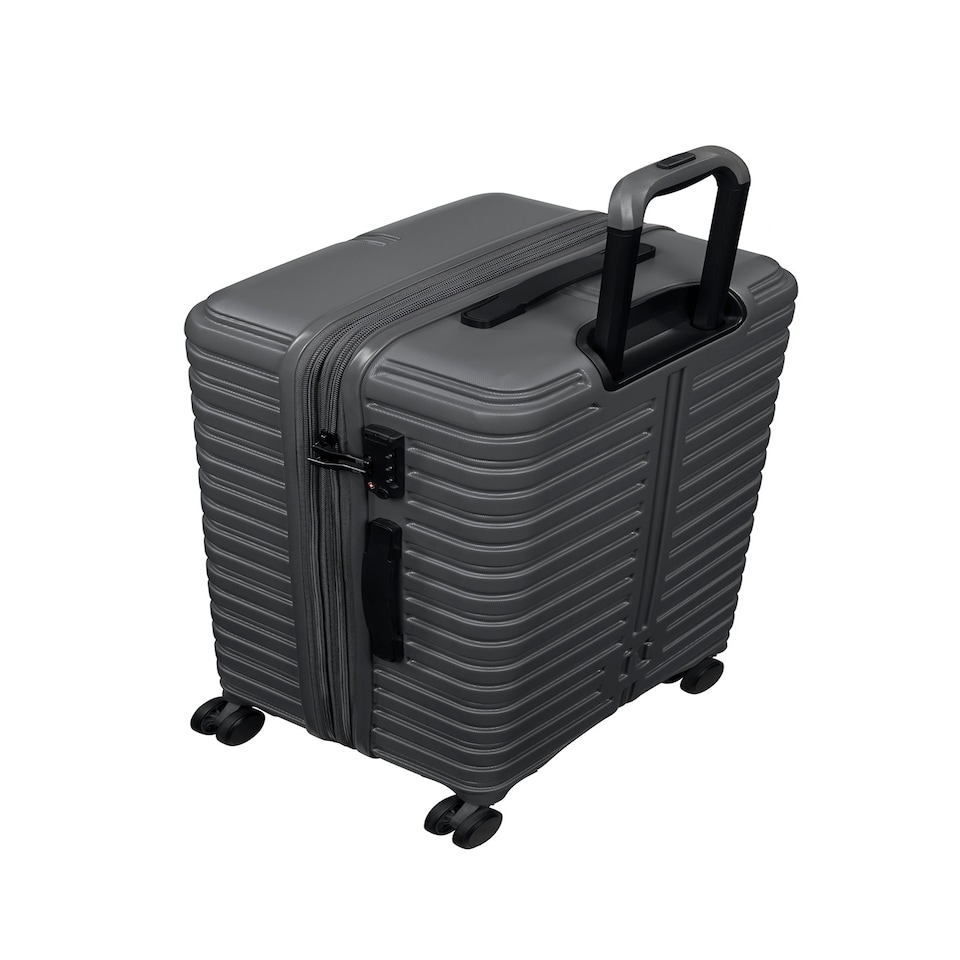 image 1 of IT Luggage Jumbo Charcoal Medium Suitcase with TSA Lock Grey | Medium