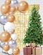 image 6 of Christmas Reindeer Tinsel Curtain 2.5Mx1M Yell