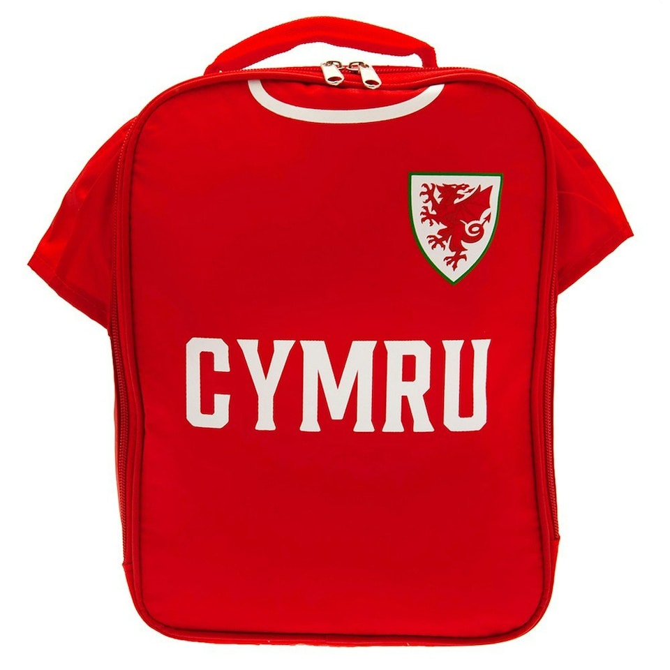 image 1 of FA Wales Cymru Lunch Bag - Red/White - One Size