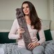 image 3 of Warmies Extra Long Hot Water Bottle Mocha