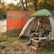 image 7 of Outsunny Camping Windbreaks with Clear Windows and Carry Bag | Orange | Orange | 440 x 140 cm