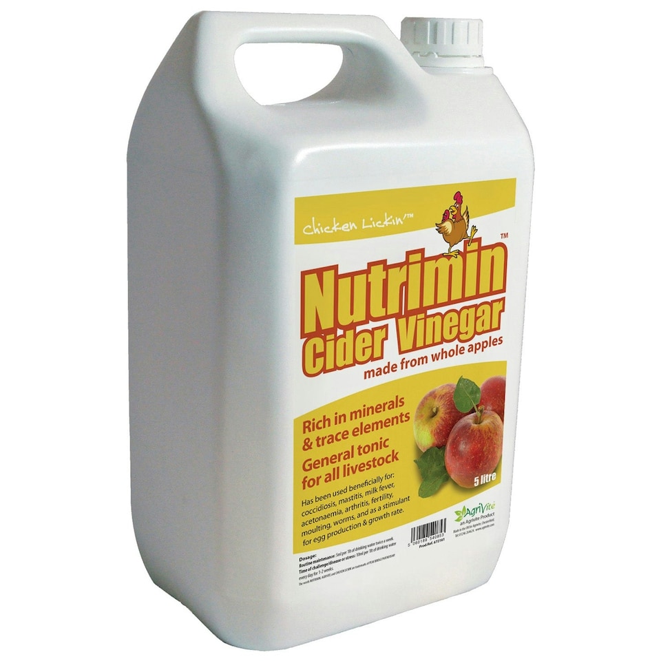 Agrivite Chicken Lickin' Nutrimin Cider Vinegar - 5 Litre
