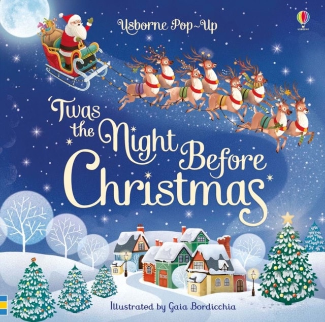 Pop-up 'Twas the Night Before Christmas Board Book Book
