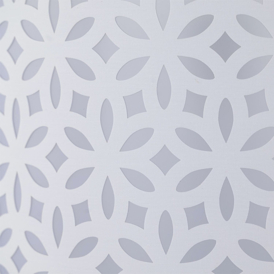 image 1 of White Laser Cut 30cm Pendant Lightshade | White | Large | 1