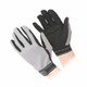 image 4 of Shires Aubrion Mesh Horse Riding Gloves Black | X-Small
