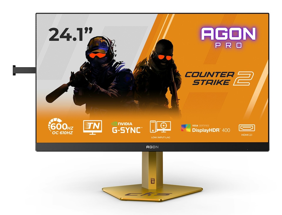 AOC AGON CS24A 24" FHD 610Hz TN Counter-Strike2 Height Adjustable Gaming Monitor