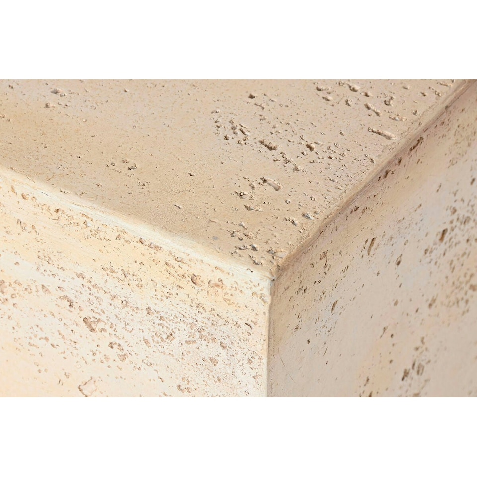 image 1 of Small Side Table Home ESPRIT Beige Magnesium 40 x 40 x 40 cm N/A