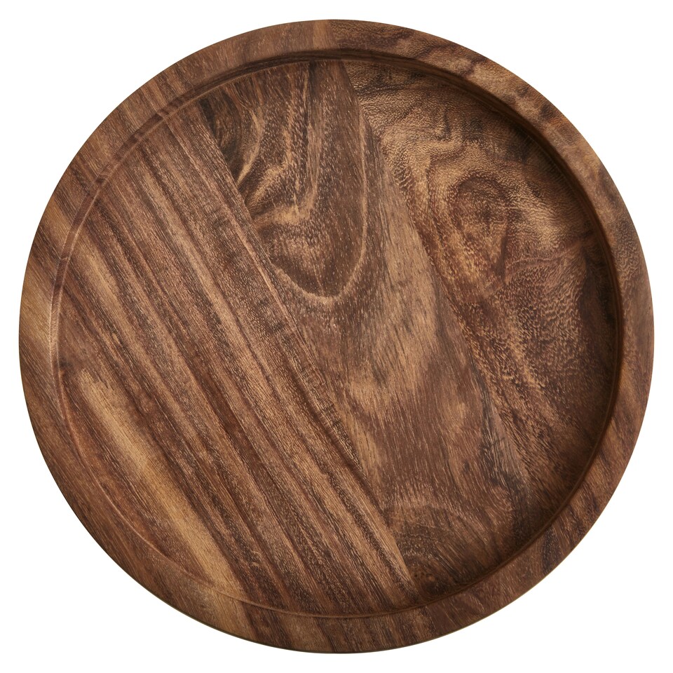 image 1 of Rosi Small Sheesham Wood Shallow Salad Bowl